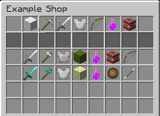 Example Shop GUI
