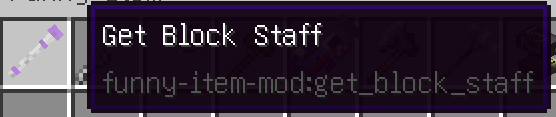 Get Block Staff