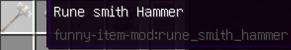 Rune smith Hammer