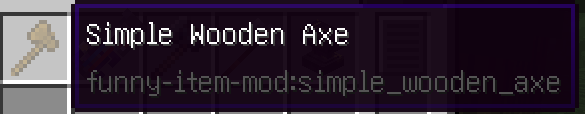 Simple Wooden Axe