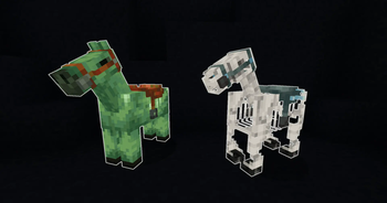 Zombie Horse & Skeleton Horse