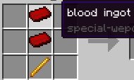 BloodLust recipe (sword)