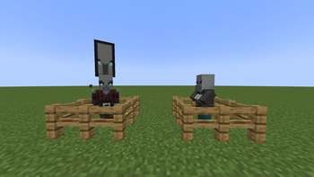 pillagers spawn without their crossbows