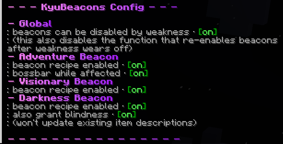 Config