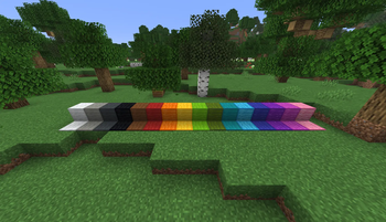 All wool variants and their matching carpets.