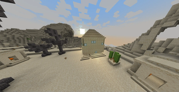 Temple building for residents in solara
