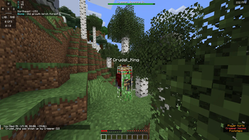 Creeper spawn on you every 10 second