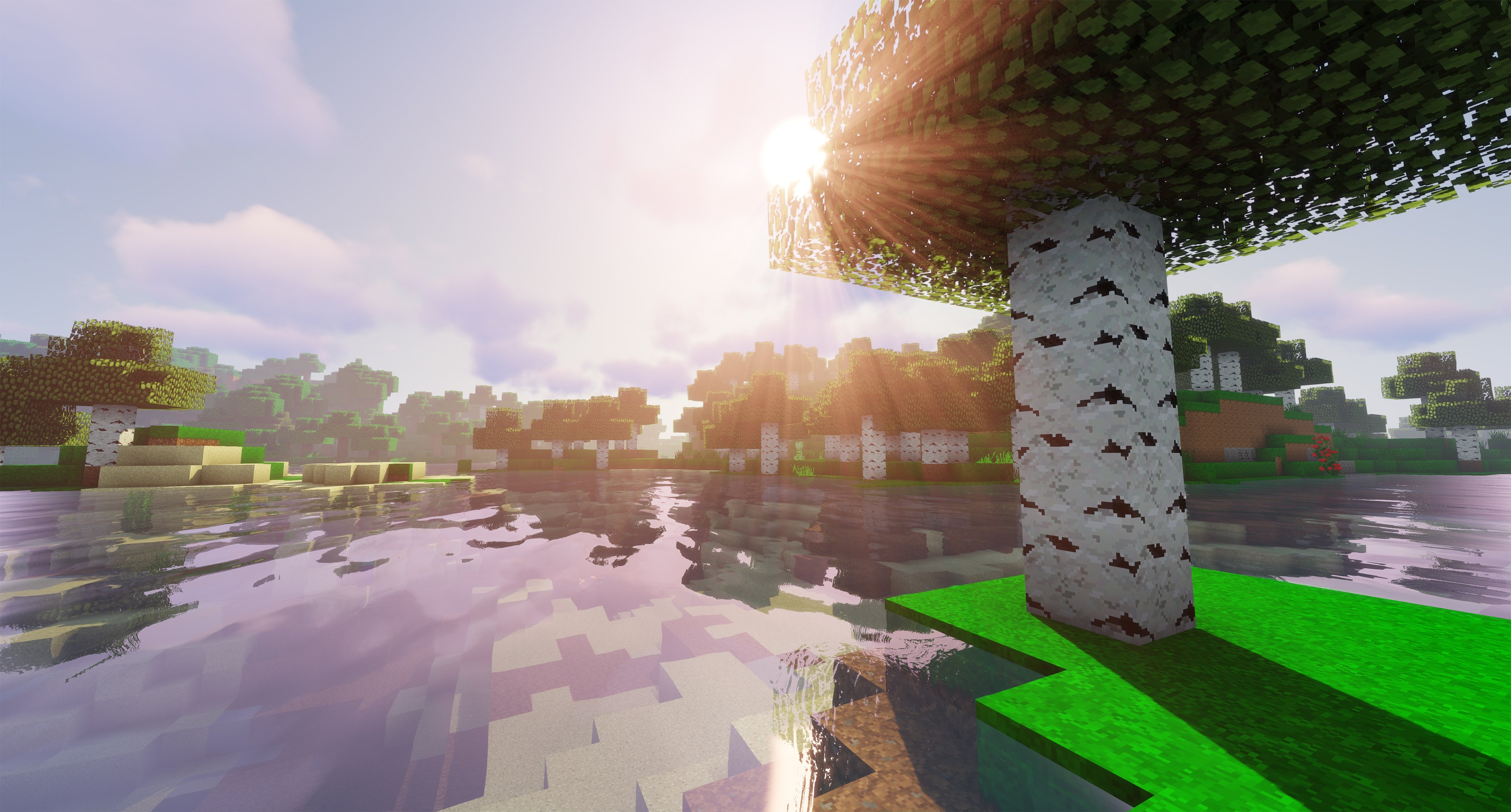 Some random terrain with shaders enabled