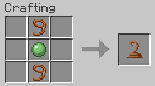 Crafting recipe