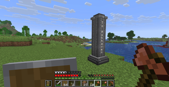 Other side of Milepost