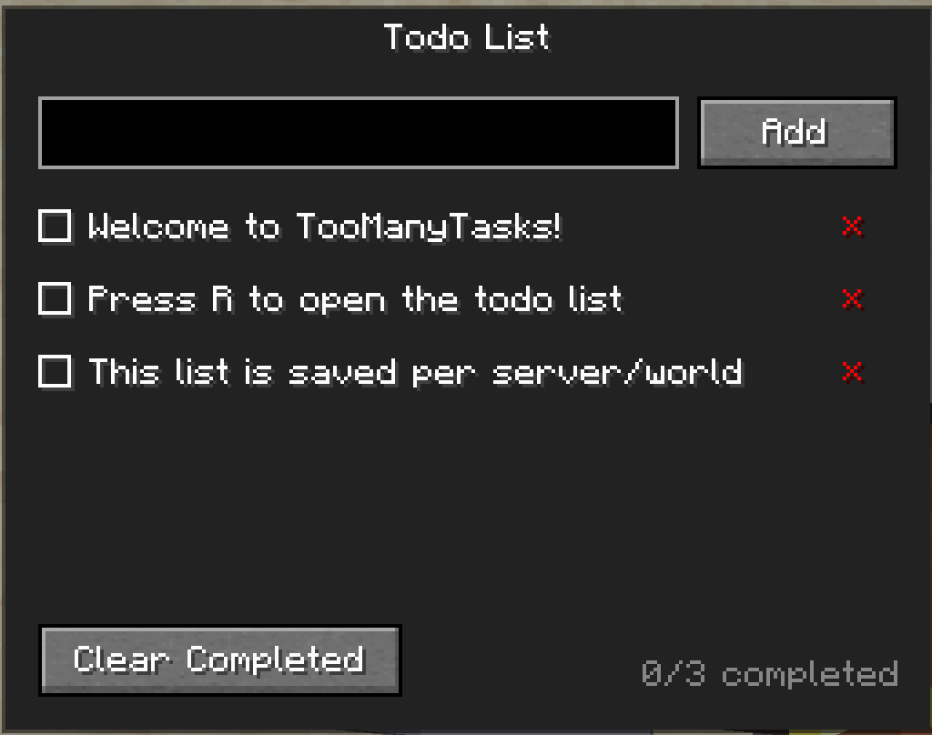 Task List GUI