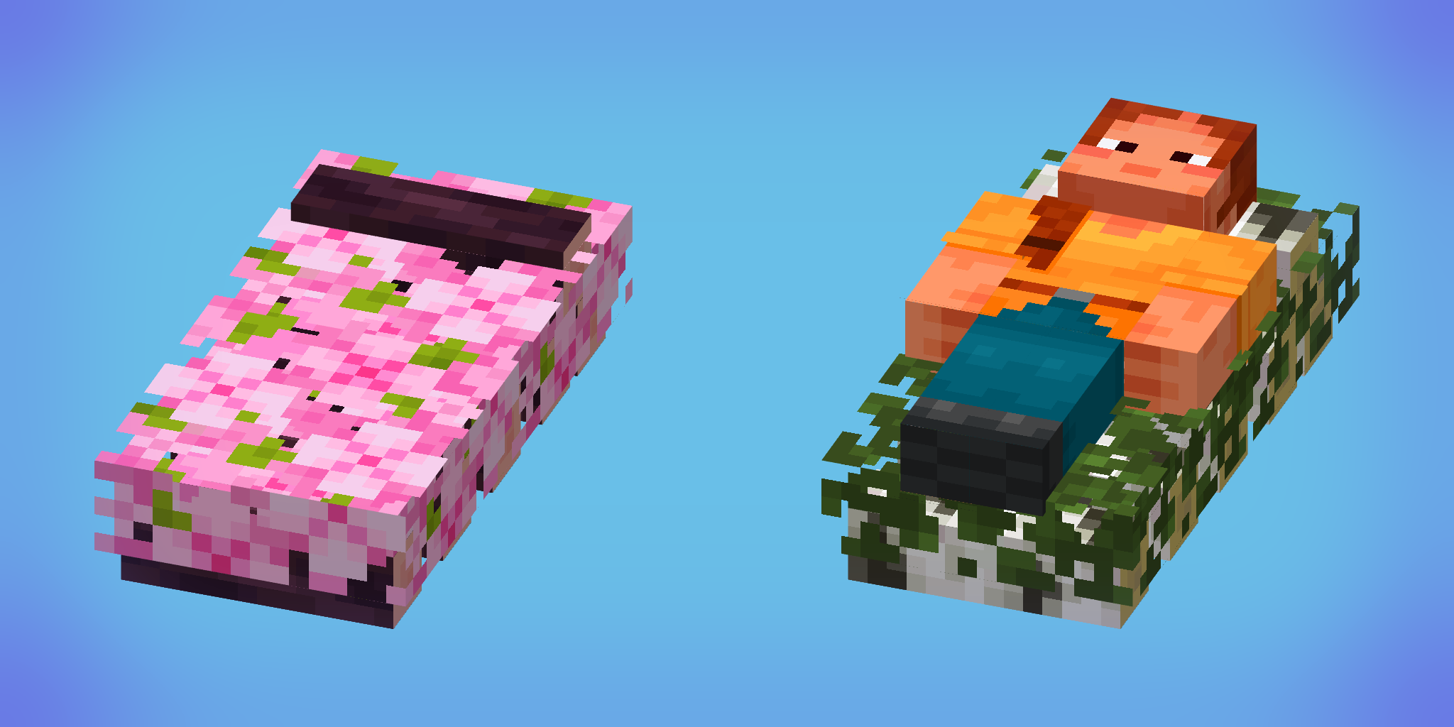 Leaf Beds Minecraft Mod