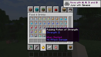 Almost all of the pulsing potions