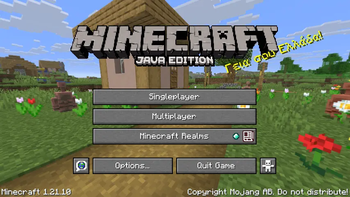 Classic Minecraft Logo