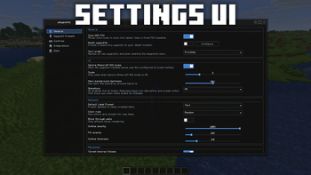 Settings UI
