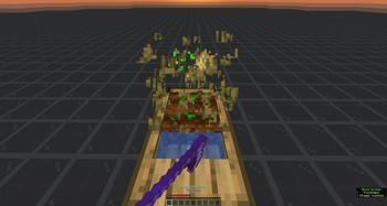 Using the Enchant on wheat