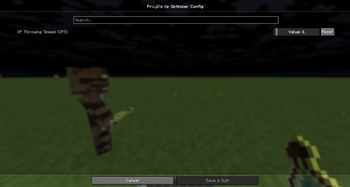 the speed slider