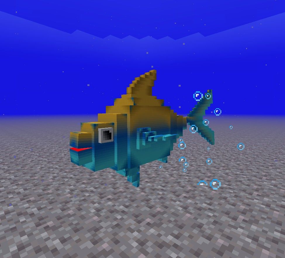 Icy Bleb Fish left side