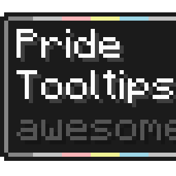 Demiflux Pride Flag Tooltip (Frame-only 7-Color)