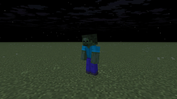 Steve Zombie idling