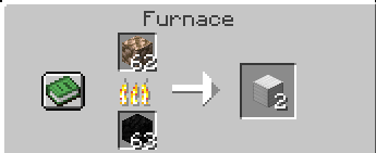 Raw Iron being smelted.