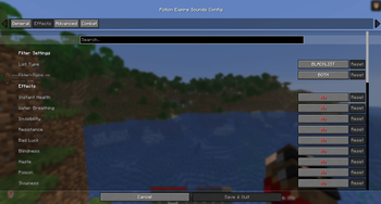 Effects Config