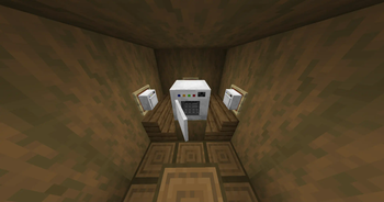 open washing machine