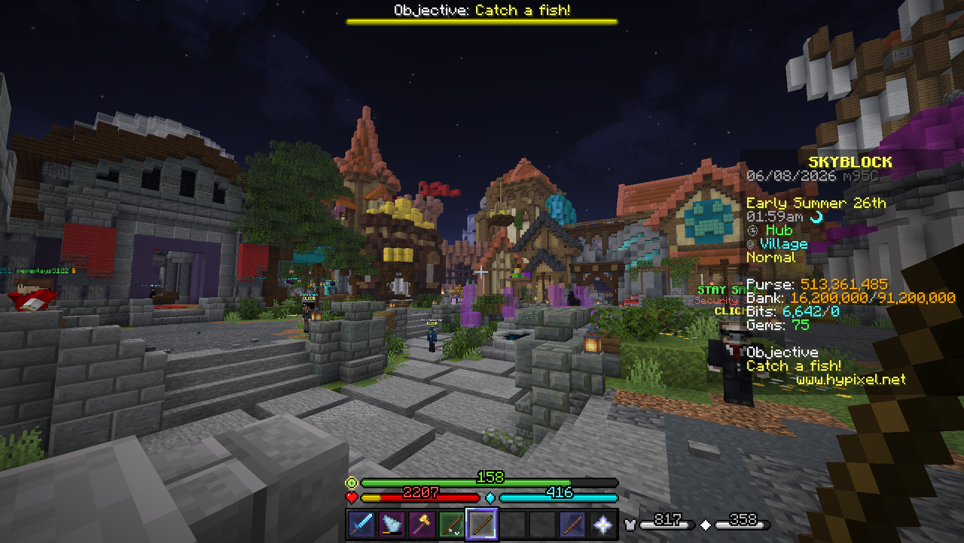 New Skyblock HUD