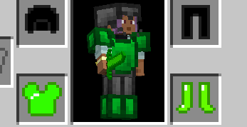 Coal + Emerald Armor