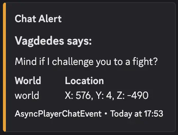 (Async) Player Chat Event