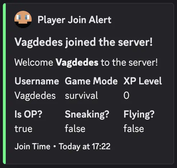 Player Join Event