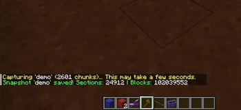 saving chunks