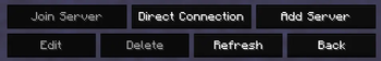 Server selection buttons mega