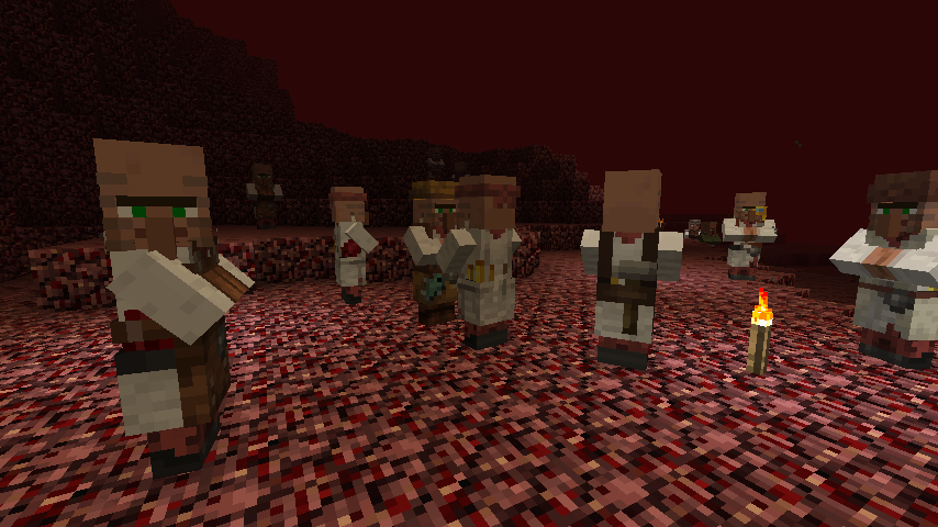 Nether villagers