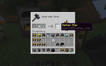 Repairing a depleted Nether Star