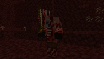 Bloody Zombified Piglins