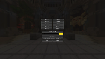 Config Screen