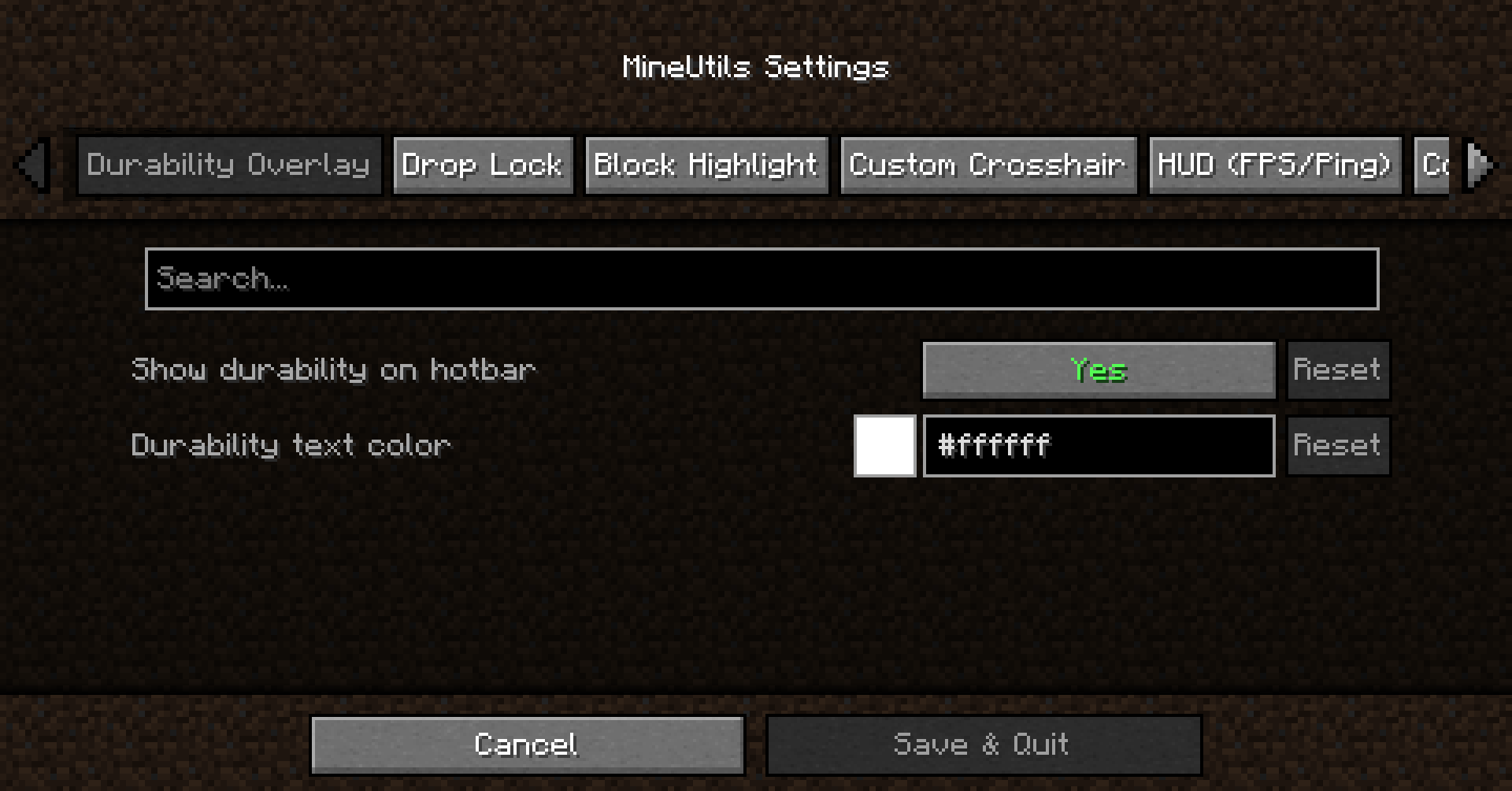 MineUtils — screenshot 1