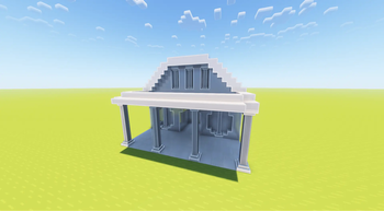 Attempt at a Quartz building with the pillars in Update 1.1.0
