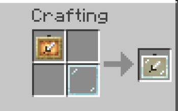 Crafting Invisible Glow Item Frame