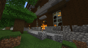 Burning Woodland Mansion