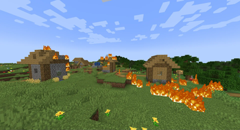 Burning Village