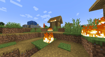 Burning Villagers