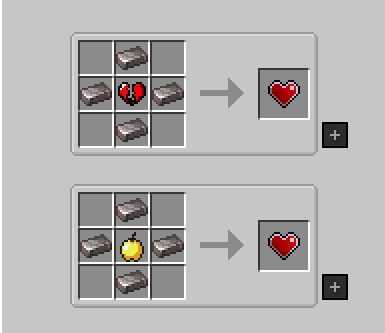 Restored hearts (that's iron btw)