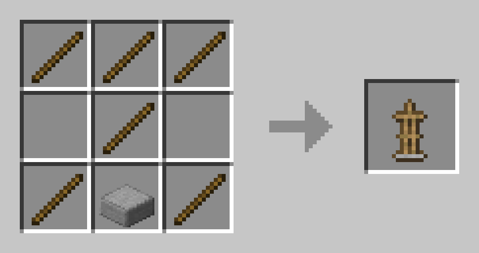 Regular Vanilla Armor Stand Recipe