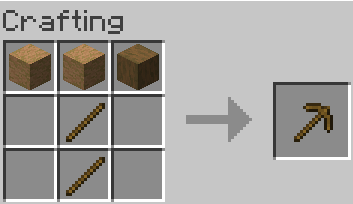 wooden pickaxe