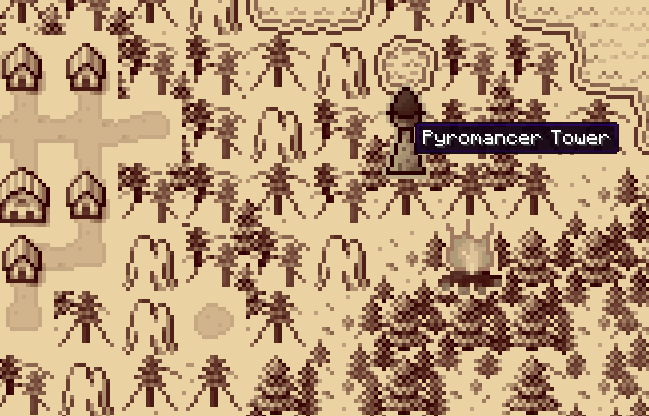 Custom tower and camp markers