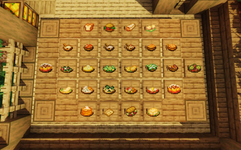 Most of the new food