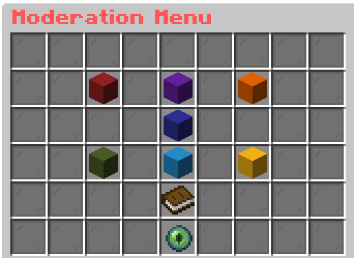 Moderation Menu