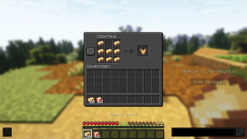 Vanilla recipies for all armor